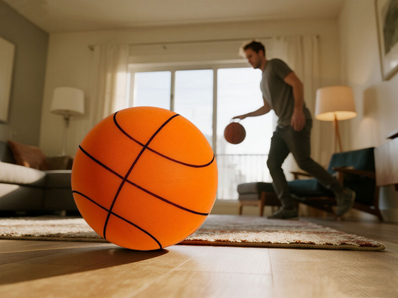 silent airless basketball for apartment indoor play