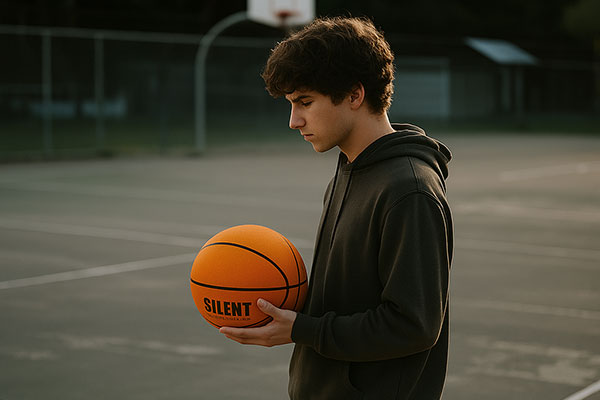 Can you use a silent basketball outdoor - American college student is hesitant, considering the use of silent basketball.