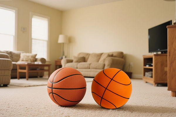 silent basketball vs. regular basketball